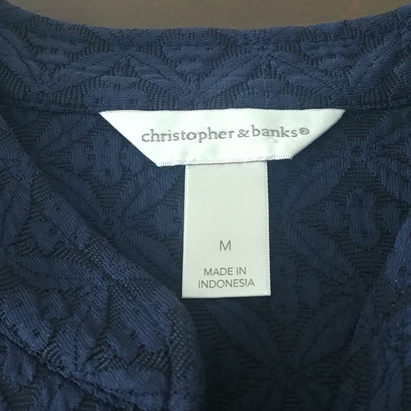 Christopher & Banks Ladies Button Up - Picture 4 of 9